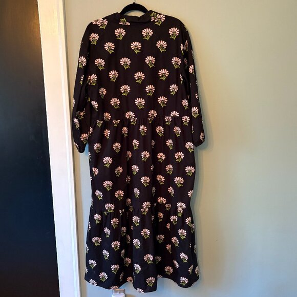 Anthropologie Bettina Tiered Shirt Dress by Maeve-- Size XL--with pockets! - Picture 6 of 7